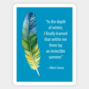 Invincible Summer Quote Magnet